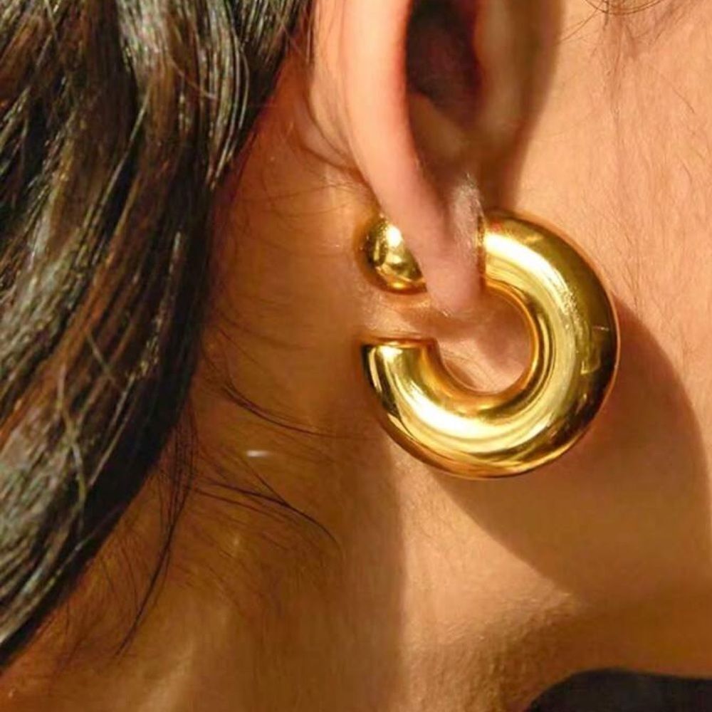 Statement round earrings A1106